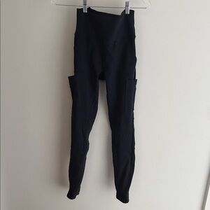 ALO navy High-Waist Pocket Leggings